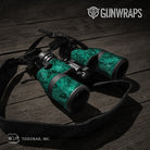 Binocular Toadaflage Teal Camo Gun Skin Vinyl Wrap