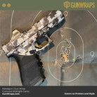 Pistol in cumulus midnight camo