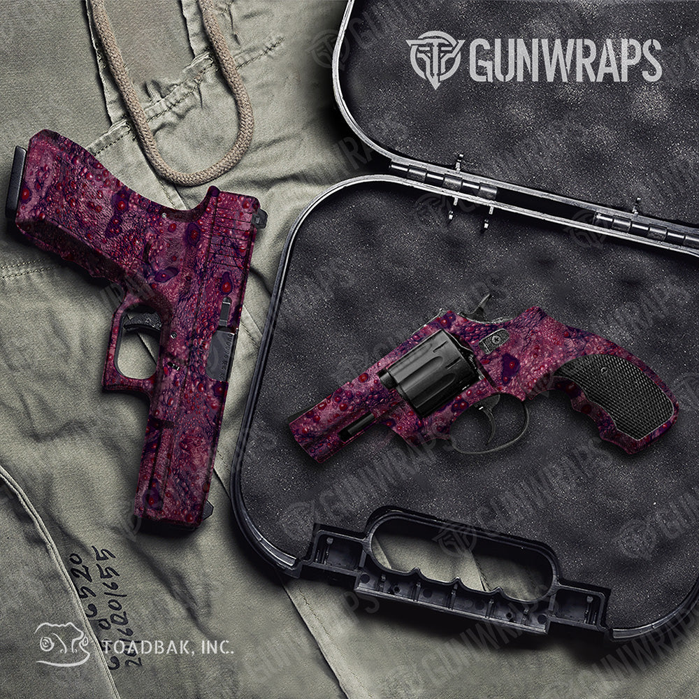 Pistol & Revolver Toadaflage Berry Crush Camo Gun Skin Vinyl Wrap