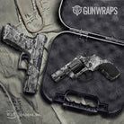 Pistol & Revolver Toadaflage White Camo Gun Skin Vinyl Wrap