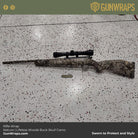 nature camo rifle wrap