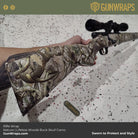 nature camo rifle wrap