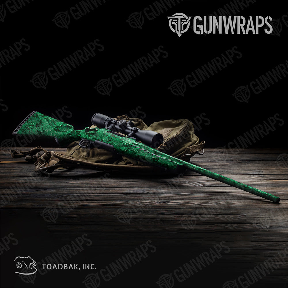 Rifle Toadaflage Green Camo Gun Skin Vinyl Wrap