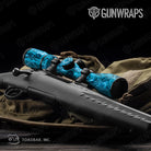 Scope Toadaflage Blue Camo Gun Skin Vinyl Wrap