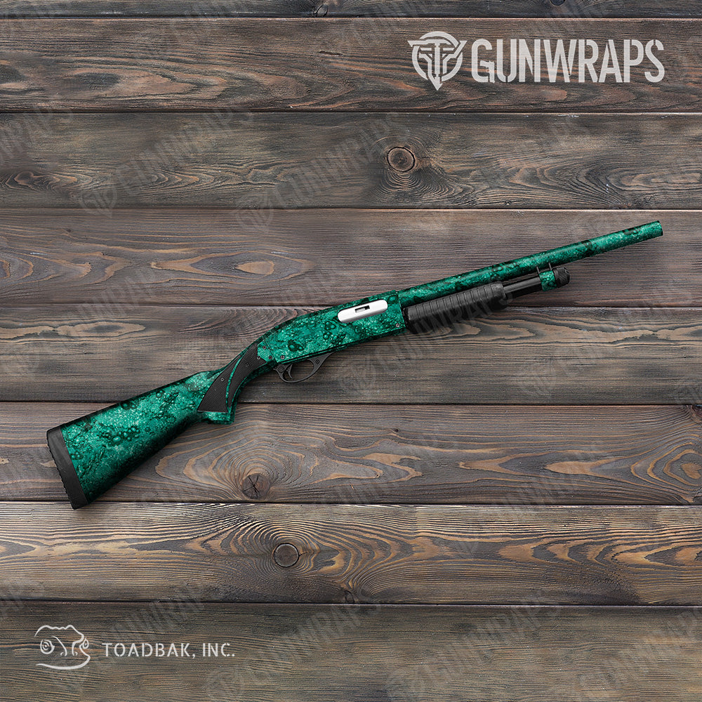 Shotgun Toadaflage Teal Camo Gun Skin Vinyl Wrap