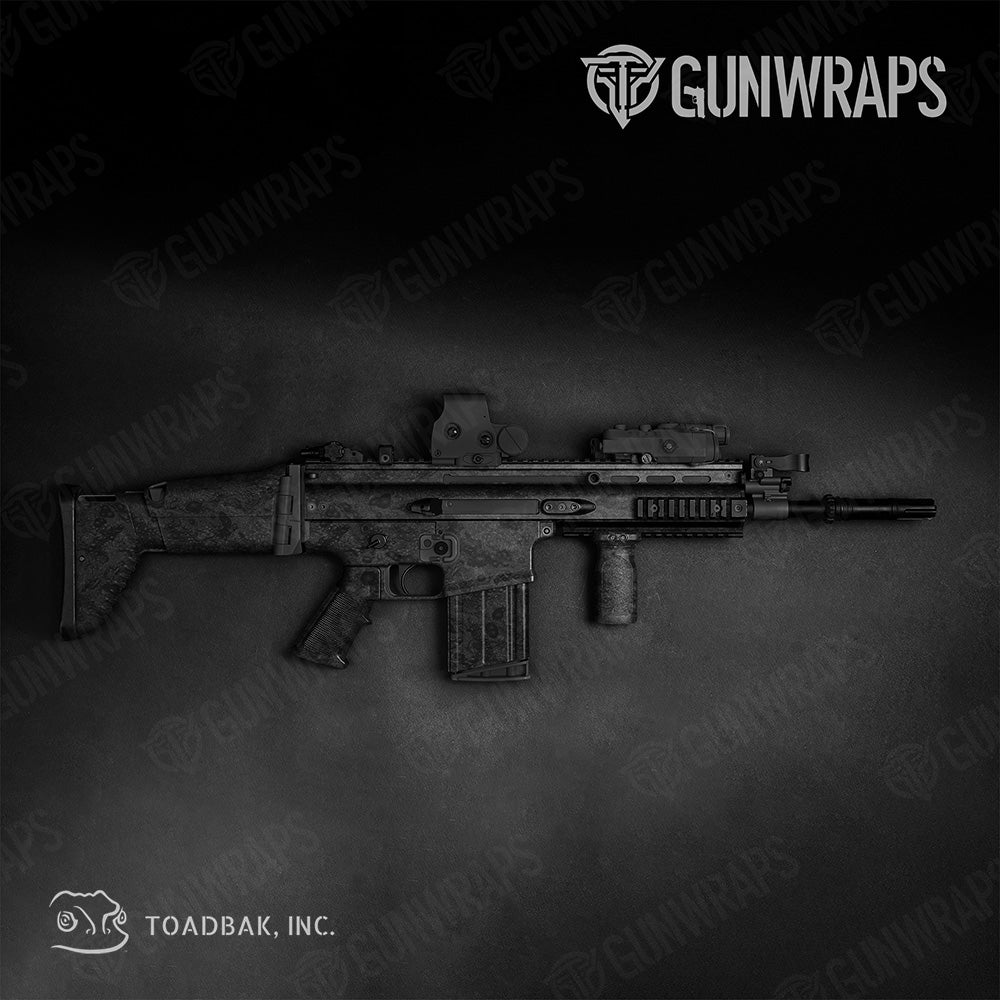 Tactical Toadaflage Black Camo Gun Skin Vinyl Wrap