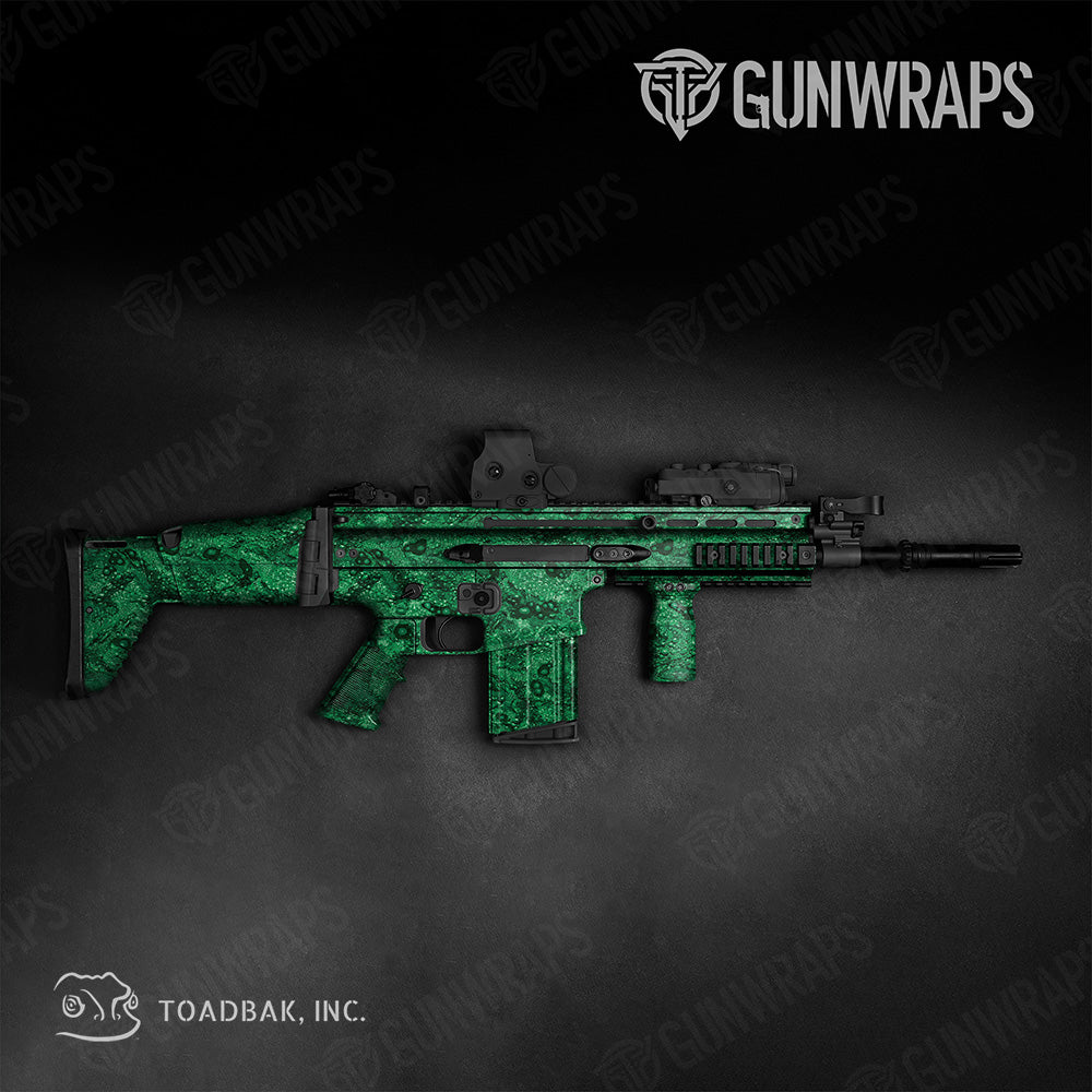 Tactical Toadaflage Green Camo Gun Skin Vinyl Wrap