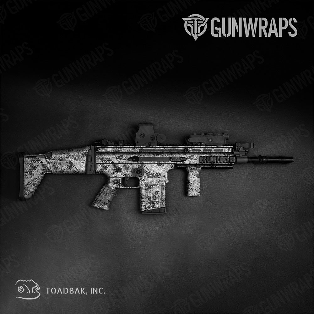 Tactical Toadaflage White Camo Gun Skin Vinyl Wrap