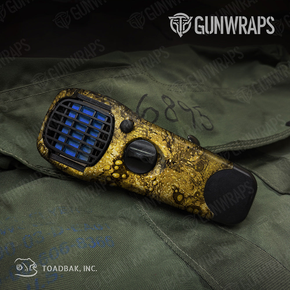 Thermacell Toadaflage Yellow Camo Gun Skin Vinyl Wrap