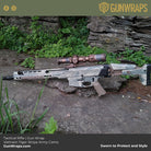 Rifle in Vietnam tiger stripe army camo skin