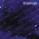 AK 47 Galaxy Blue Gun Skin Pattern