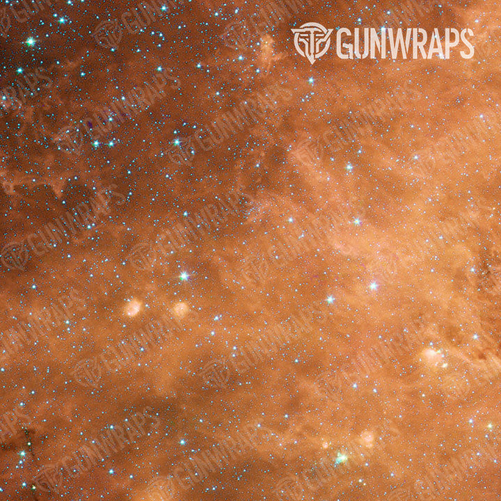 Universal Sheet Galaxy Orange Nebula Gun Skin Pattern