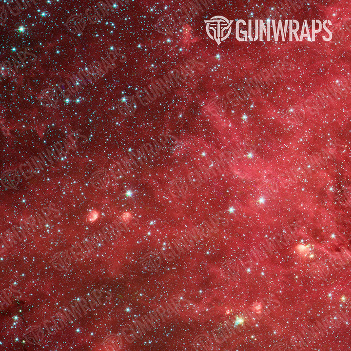 Universal Sheet Galaxy Red Nebula Gun Skin Pattern