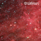 Pistol Slide Galaxy Red Nebula Gun Skin Pattern