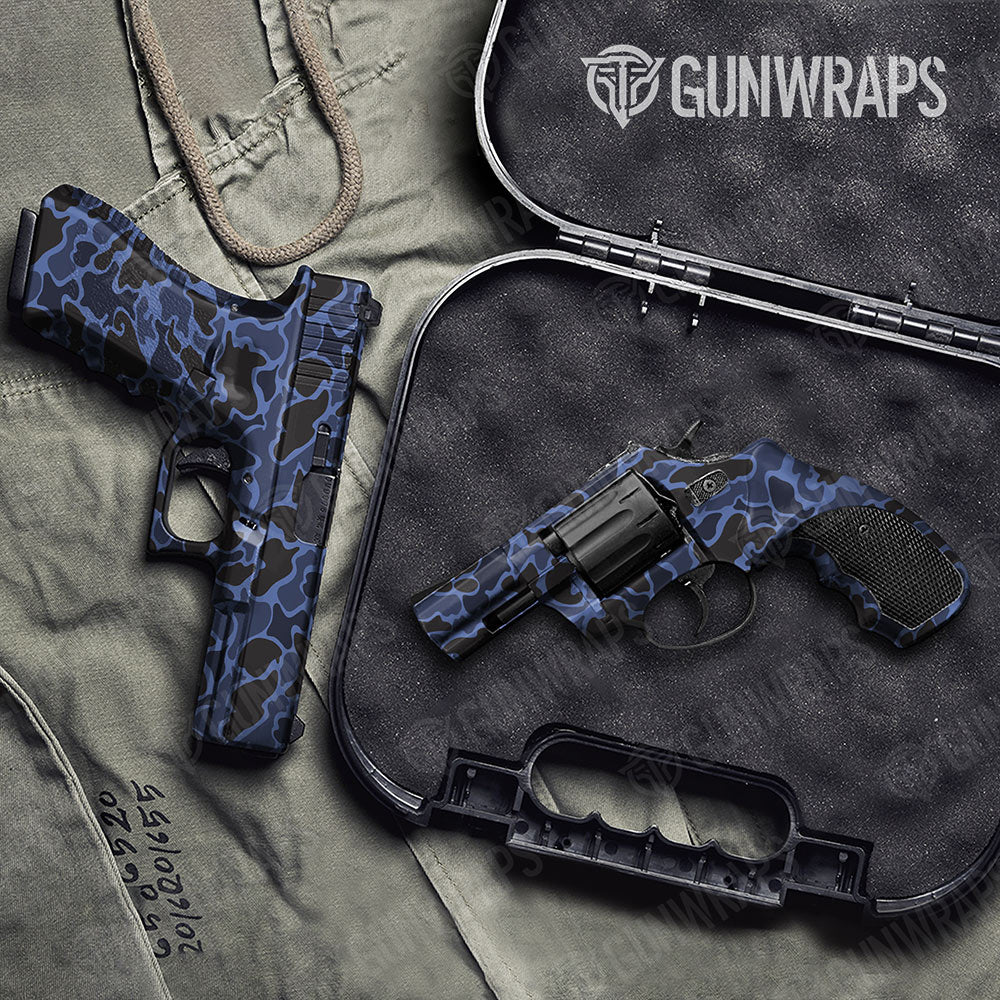 Old School Duck Blue Midnight Gun Skin Vinyl Wrap