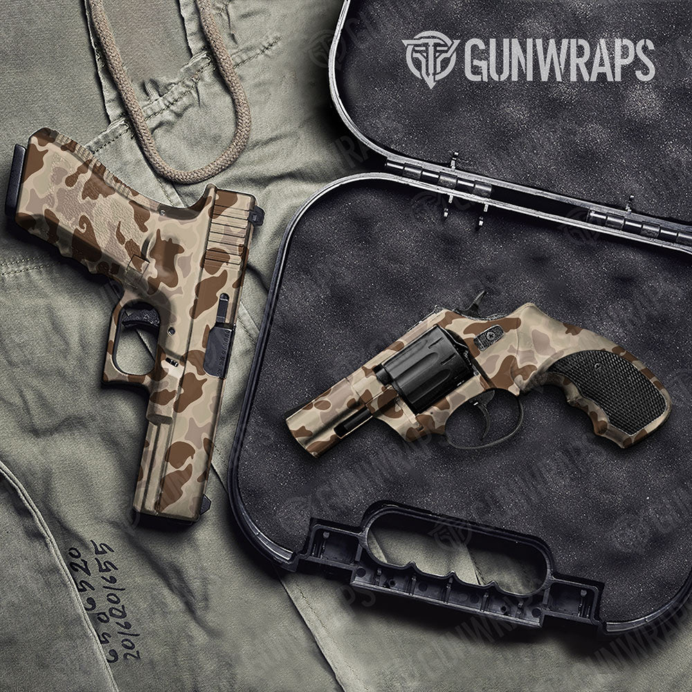 Old School Duck Desert Gun Skin Vinyl Wrap