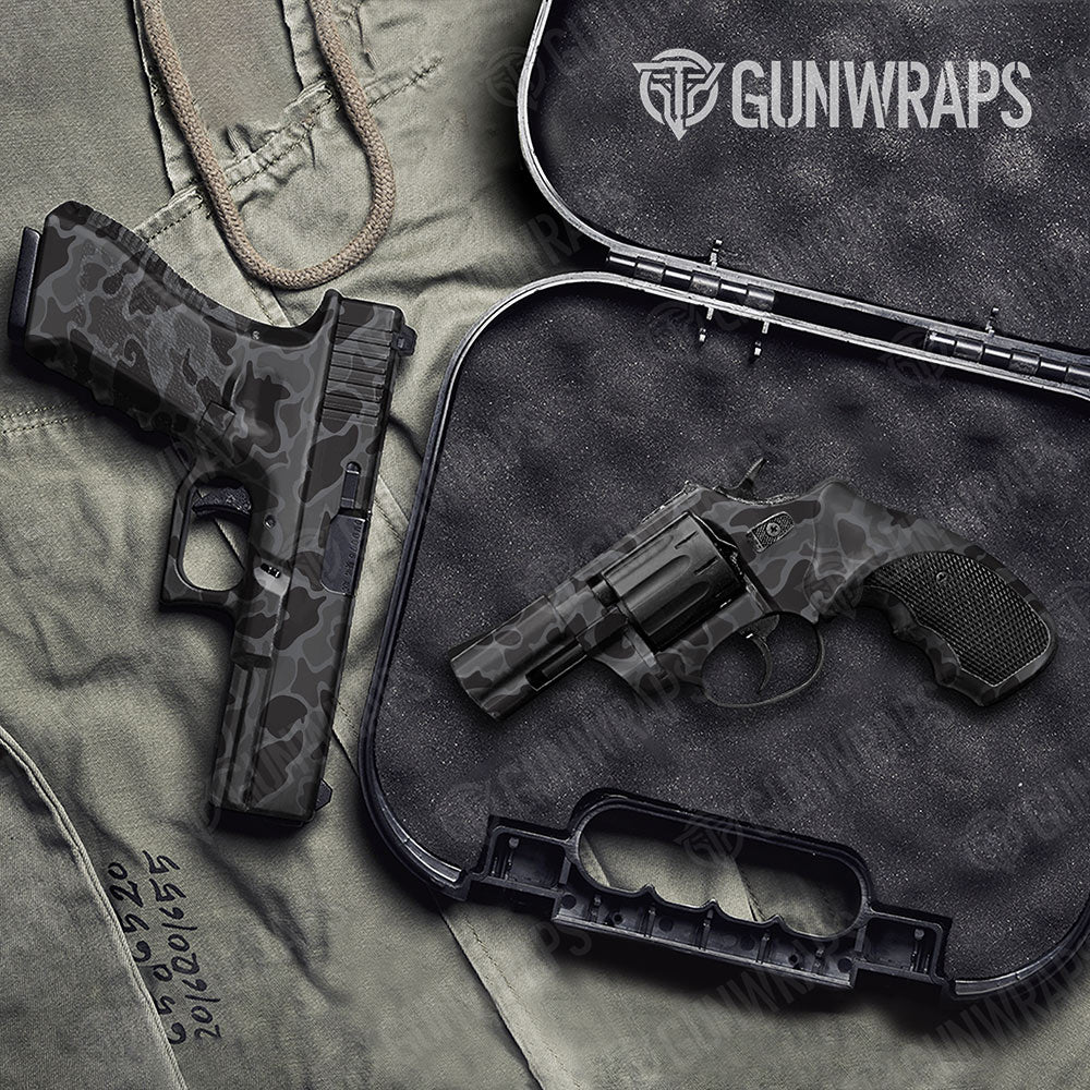Old School Duck Elite Black Gun Skin Vinyl Wrap