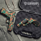 Old School Duck Fiesta Gun Skin Vinyl Wrap