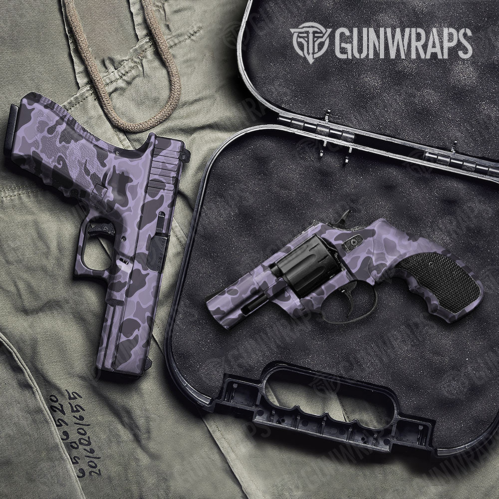 Old School Duck Lilac Gun Skin Vinyl Wrap