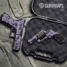 Old School Duck Lilac Gun Skin Vinyl Wrap