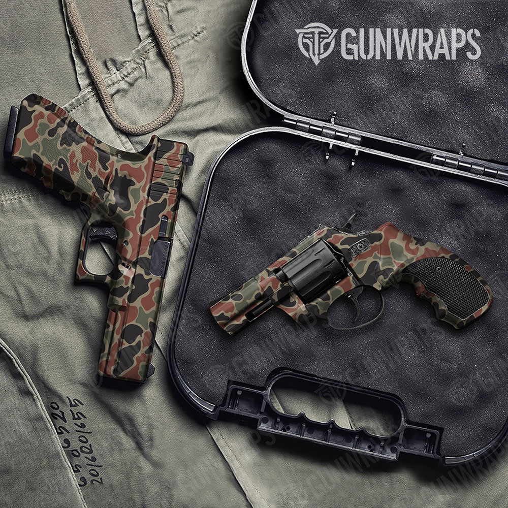 Old School Duck Militant Copper Gun Skin Vinyl Wrap
