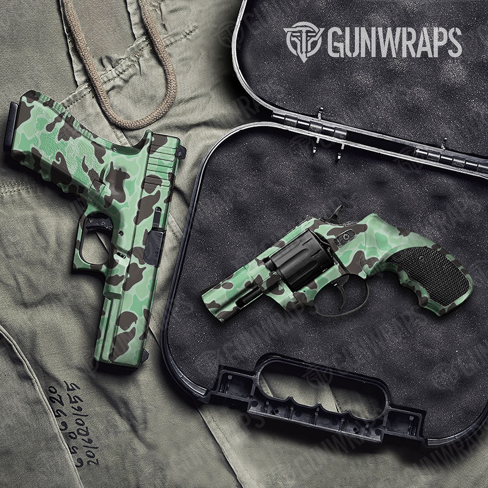 Old School Duck Mint Chocolate Chip Gun Skin Vinyl Wrap