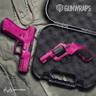 Handgun Realtree Fishing Magenta Camo Gun Skin Vinyl Wrap