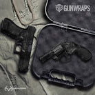 Pistol & Revolver Realtree WAV3 Black Camo Gun Skin Vinyl Wrap