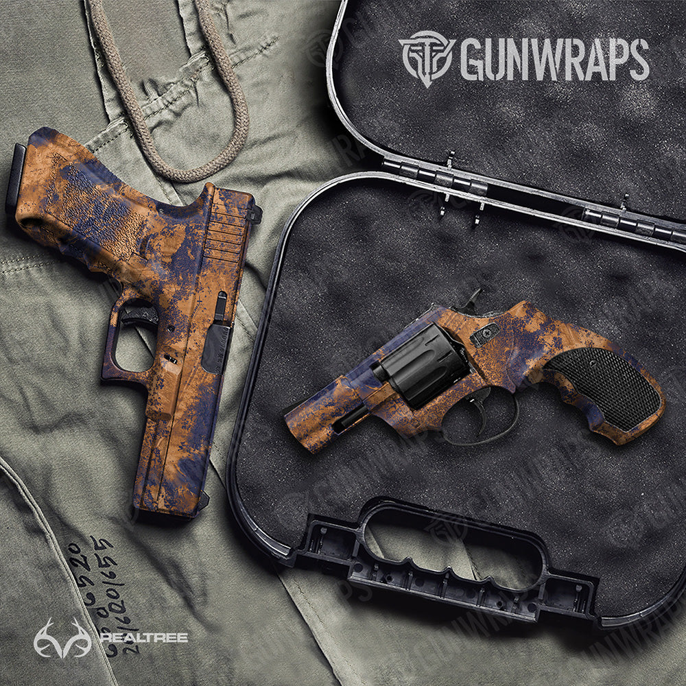 Pistol & Revolver Realtree XTREME Spiced Navy Camo Gun Skin Vinyl Wrap