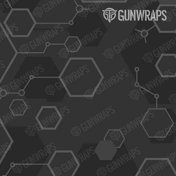 Universal Sheet Hex DNA Elite Black Gun Skin Pattern