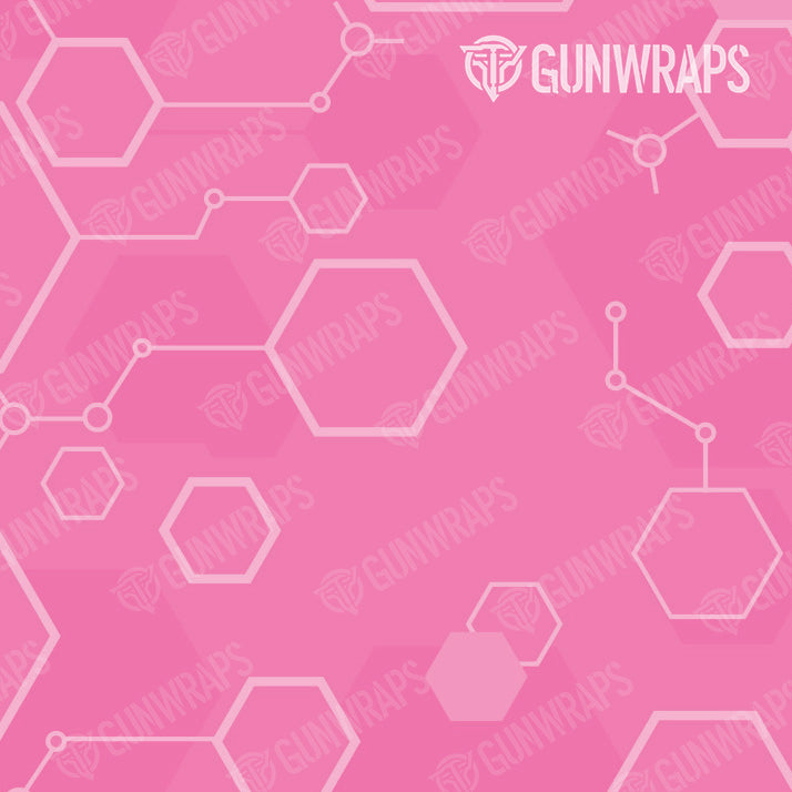 AR 15 Mag & Mag Well Hex DNA Elite Pink Gun Skin Pattern