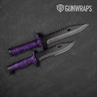 Hex DNA Elite Purple Knife Gear Skin Vinyl Wrap