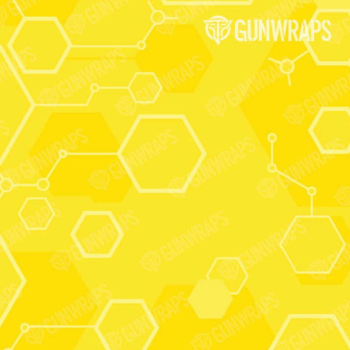 Universal Sheet Hex DNA Elite Yellow Gun Skin Pattern