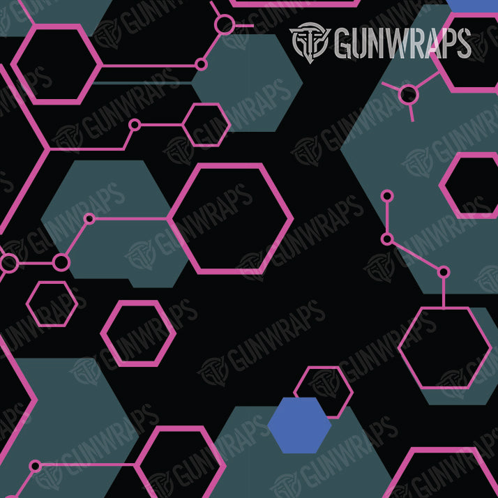 Rifle Hex DNA Magenta Frost Gun Skin Pattern