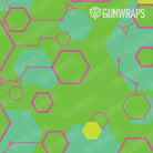 Thermacell Hex DNA Magenta Lime Gear Skin Pattern