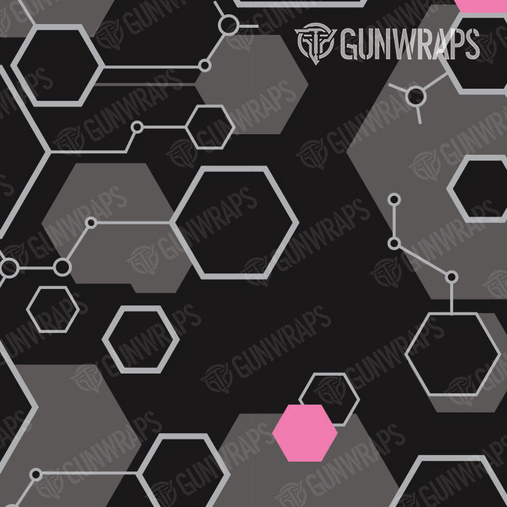 Universal Sheet Hex DNA Pink Gun Skin Pattern