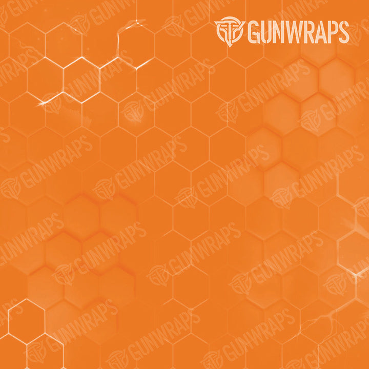 AR 15 Hex Electric Orange Pattern