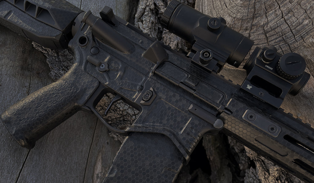AR 15 Honeycomb Gun skin