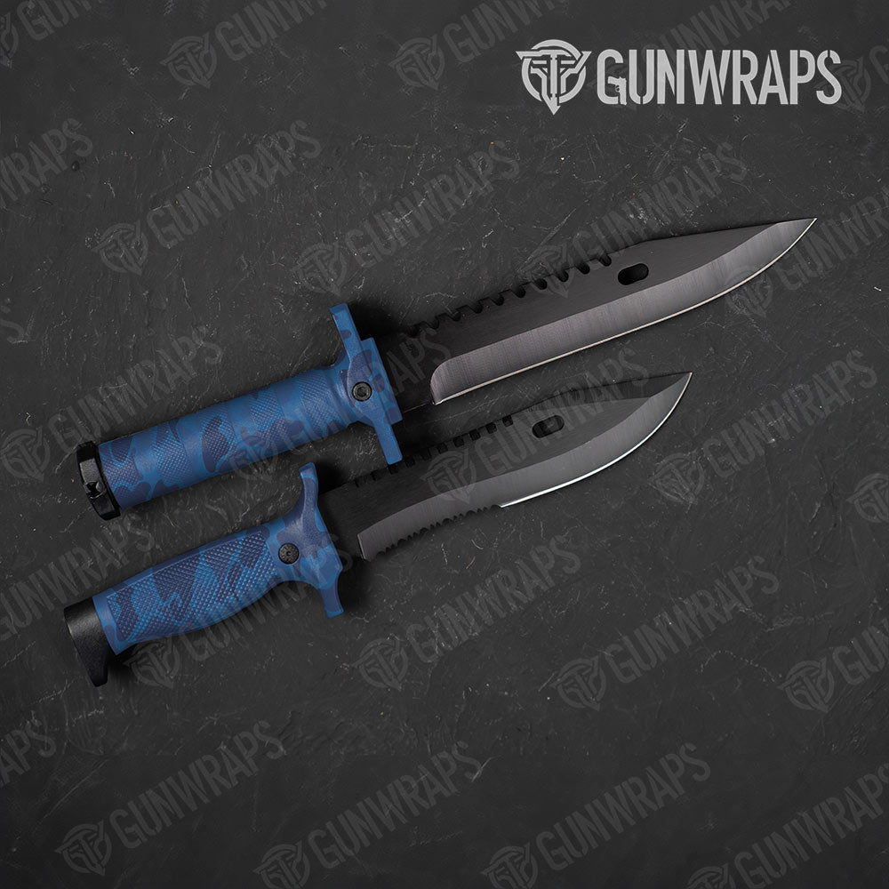 Old School Duck Elite Blue Gun Skin Vinyl Wrap