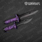 Old School Duck Elite Purple Gun Skin Vinyl Wrap