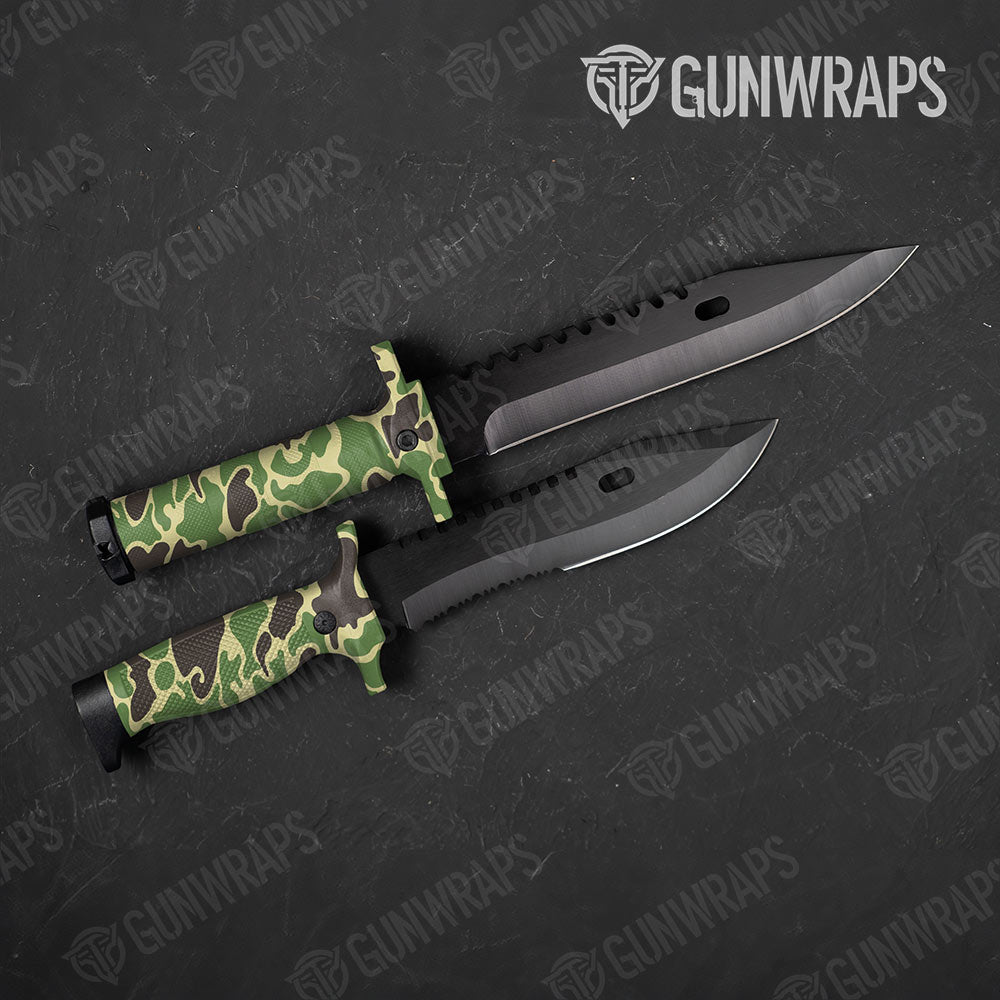 Old School Duck Jungle Gun Skin Vinyl Wrap