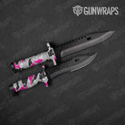 Old School Duck Magenta Tiger Gun Skin Vinyl Wrap