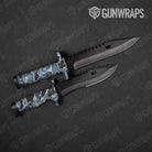 Old School Duck Navy Gun Skin Vinyl Wrap