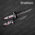 Old School Duck Pink Tiger Gun Skin Vinyl Wrap