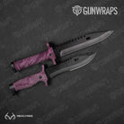 Knife Realtree Aspect Cranberry Camo Gear Skin Vinyl Wrap