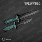 Knife Realtree Aspect Sea Foam Camo Gear Skin Vinyl Wrap