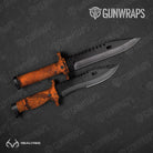 Knife Realtree XL APX Blaze Camo Gear Skin Vinyl Wrap