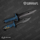 Knife Realtree XTRA Colors Blue Camo Gear Skin Vinyl Wrap