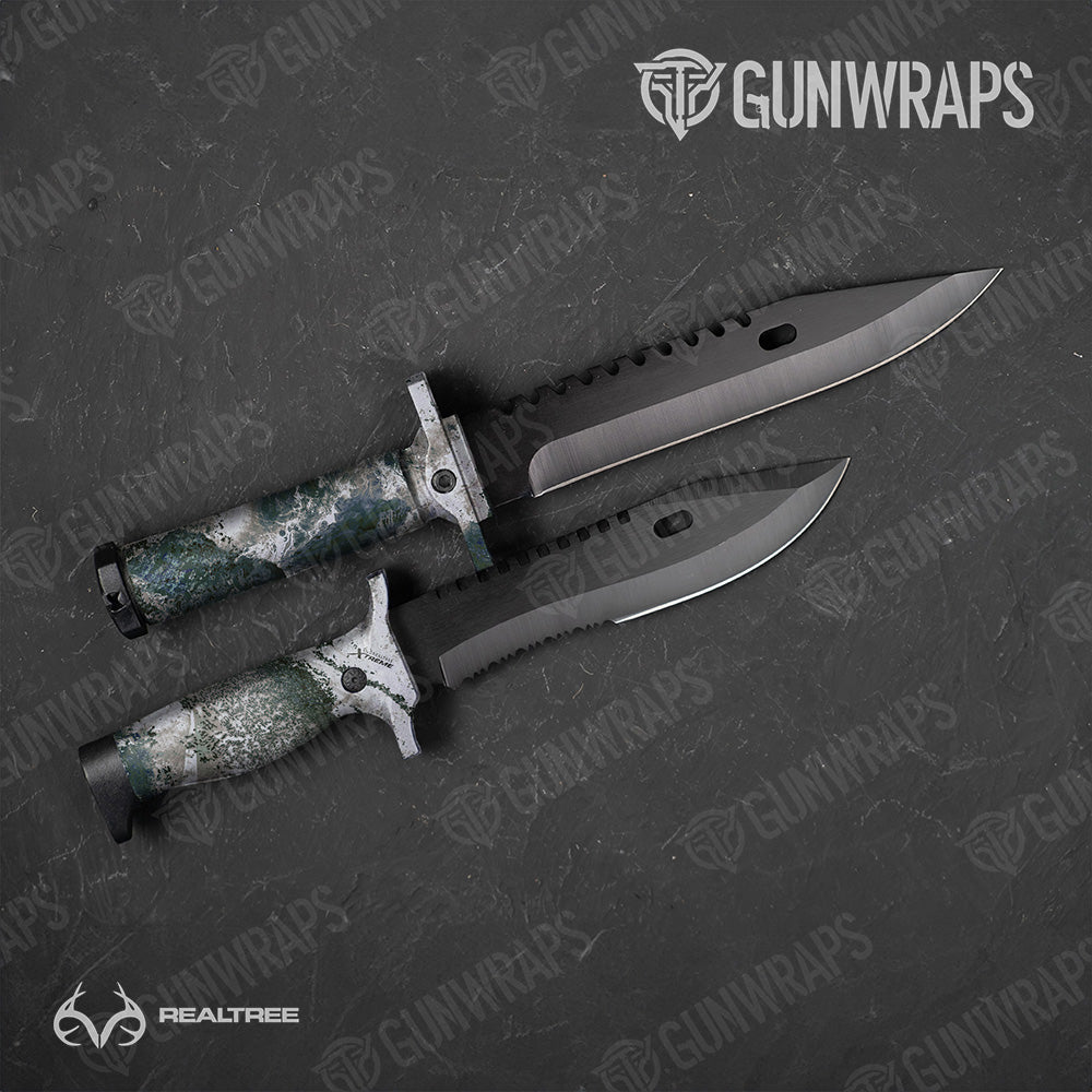 Knife Realtree XTREME Greenland Camo Gun Skin Vinyl Wrap