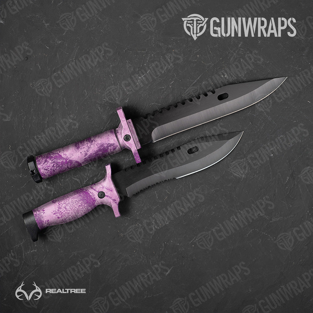 Knife Realtree XTREME Passion Pink Camo Gun Skin Vinyl Wrap